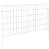 vidaXL Ograja za vrt z žeblji 48 pcs 95 x 50 cm Mesh Pocinkano jeklo