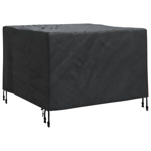 vidaXL Prevleka za pohi&scaron;tvo 99 x 99 x 60 cm 600D Oxford tkanina Črna