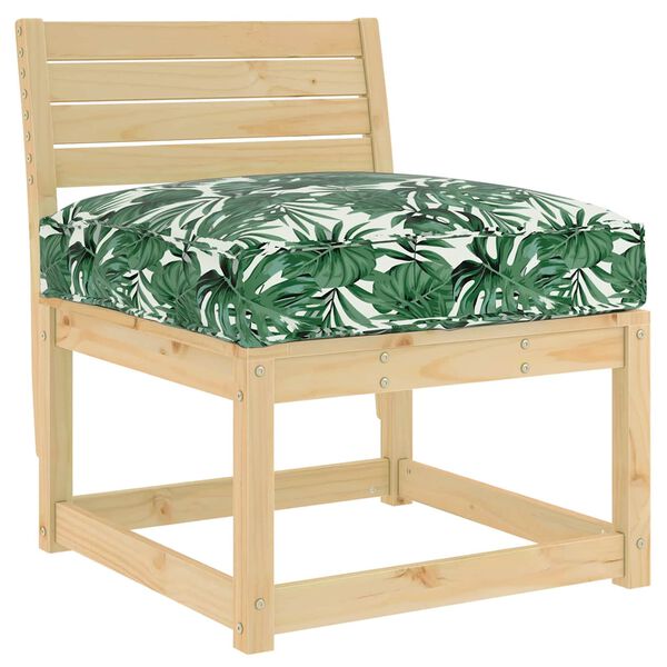 vidaXL Blazina List Vzorec lista 70 x 70 x 12 cm Oxford tkanina