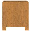 vidaXL Cvetlično korito z nogami zarjavelo 30x30x30 cm corten jeklo