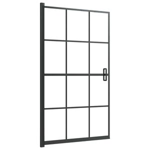 vidaXL Tu&scaron; kabina ESG 80x140 cm črna