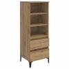 vidaXL Visok predalnik Artisan hrast 40 x 36 x 110 cm Inženirski les