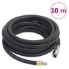 vidaXL Hibridna zračna cev črna 0,6" 10 m guma in PVC