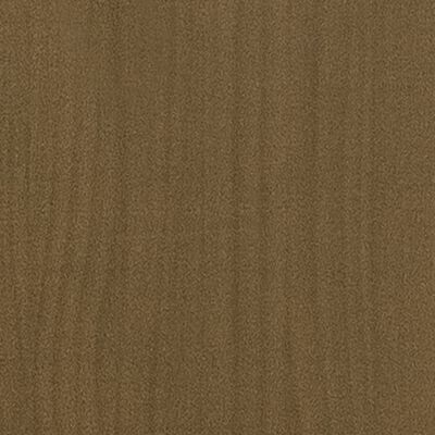 vidaXL Nočna omarica medeno rjava 40x31x40 cm trdna borovina