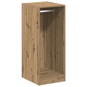 vidaXL Garderobna omara Artisan hrast 41 x 48 x 102 cm Inženirski les