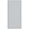 vidaXL Doormat Siva in črna 120 x 250 cm 100% poliamid