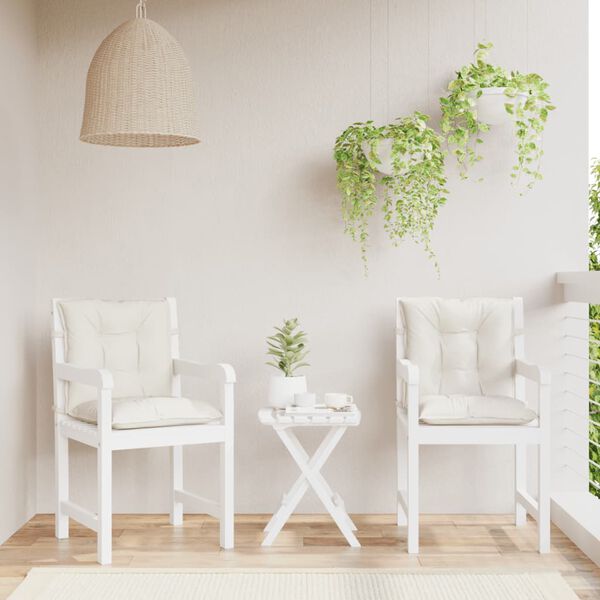 vidaXL Blazina za stol 4 kosi melanž krem 100x50x7 cm blago