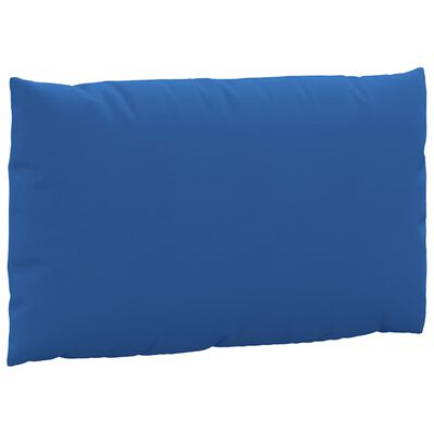 vidaXL Blazine za kavč iz palet 2 kosa modro blago