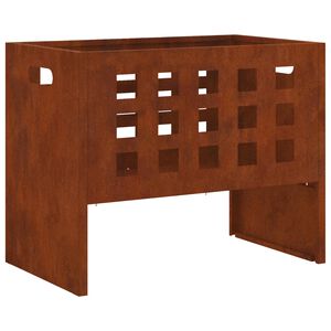 vidaXL Kamin za ogenj Rjava 50 x 30 x 40 cm Jeklo