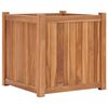 vidaXL Visoka greda 50x50x50 cm trdna tikovina