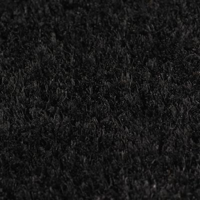 vidaXL Predpražnik 2 kosa črne barve 40x60 cm kokosova vlakna