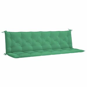 vidaXL Blazina za vrtno klop zelena 200x(50+50)x7 cm oxford tkanina
