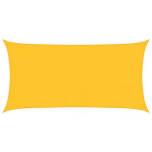 vidaXL Senčno jadro 160 g/m&sup2; rumeno 2x4 m HDPE
