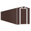 vidaXL Vrtna lopa temno rjava 192x1021x223 cm pocinkano jeklo