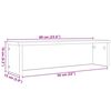 vidaXL Kitchen Racks Stackable 2 pcs siva 60x15x16 cm