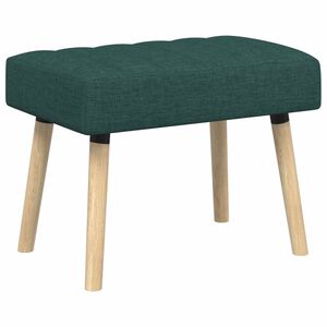 vidaXL Bench z kanalnim oblazinjenjem Temno zelena 60 x 40 x 45 cm