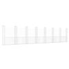 vidaXL Gabion ko&scaron;ara U-oblike z 8 stebri železo 860x20x200 cm