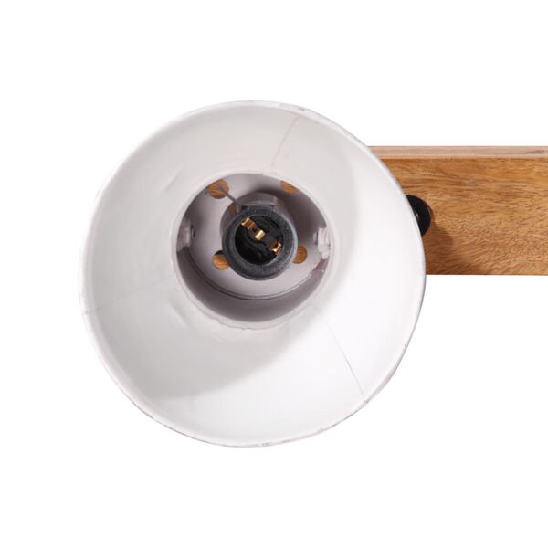 vidaXL Stenska svetilka 25 W rdeča 45x25 cm E27