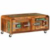 vidaXL Klubska mizica 85x55x40 cm trden predelan les