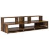 vidaXL Studio pisalna miza Dimljen hrast 152 x 42,5 x 36 cm