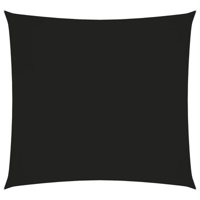 vidaXL Senčno jadro oksford blago kvadratno 3,6x3,6 m črno