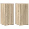 vidaXL Omarica za čevlje 2 kosa sonoma hrast 32x35x70 cm iverna plo&scaron;ča