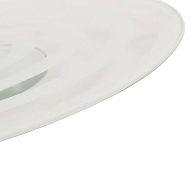 vidaXL Vrtljive servirne plošče 2 kosa prozorne 30 cm kaljeno steklo