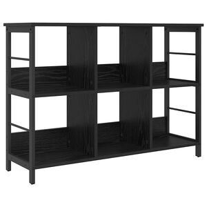 vidaXL Knjižna polica 6 nivojev 102 x 32 x 72,5 cm Inženirski les