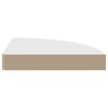 vidaXL Kotna polica bela 25x25x3,8 cm MDF