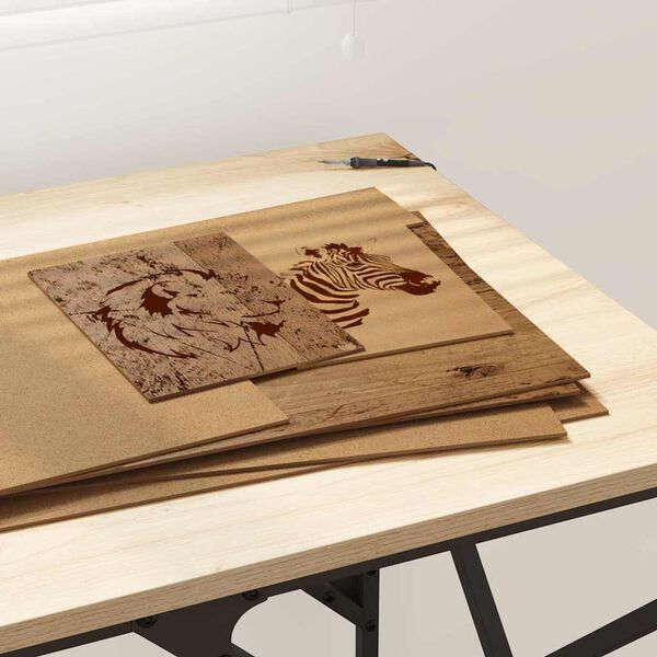 vidaXL Dekorativni paneli 12 pcs Star les 30 x 42 x 0.3 cm