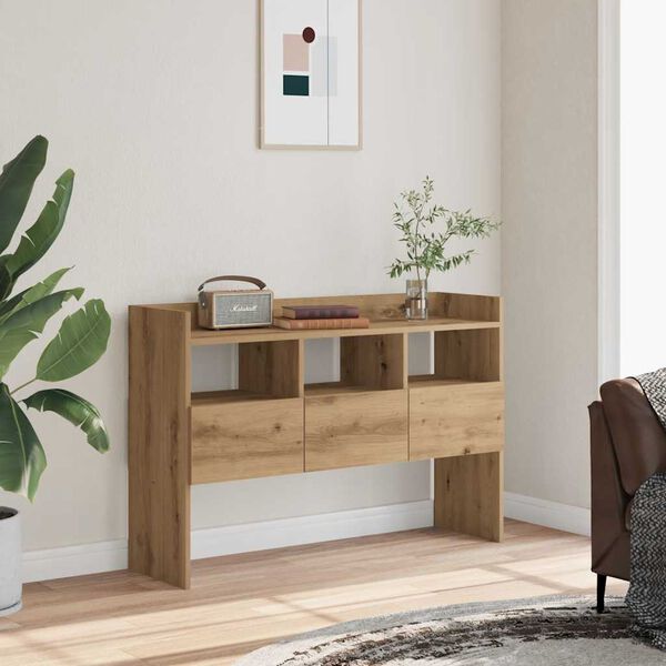 vidaXL Sideboard artisian hrast 105x30x70 cm konstruiran les