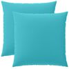 vidaXL Prevleka za blazino 2 pcs HEERLEN Turkizna 60 x 60 cm Poliester