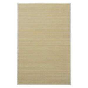 vidaXL Preproga iz bambusa 100x160 cm naravne barve