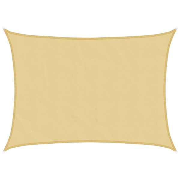 vidaXL Senčno jadro pe&scaron;čeno 8x6 m 100 % poliester oxford
