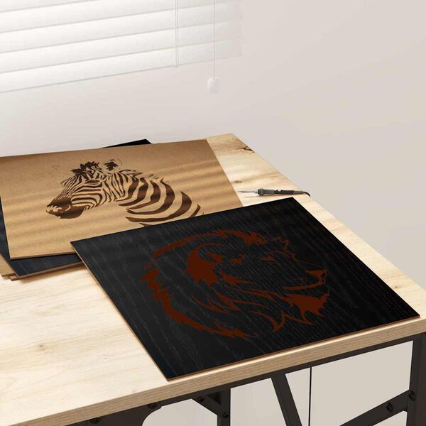 vidaXL Dekorativni paneli 12 pcs Črni hrast 30 x 30 x 0.3 cm