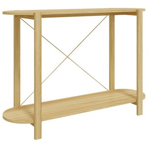 vidaXL Konzolna mizica 110x38x75 cm inženirski les