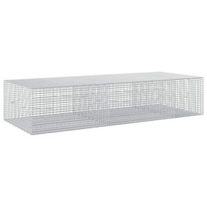 vidaXL Gabion z žico 3,5 mm in mrežo 5x2,5 cm 250x100x50 cm