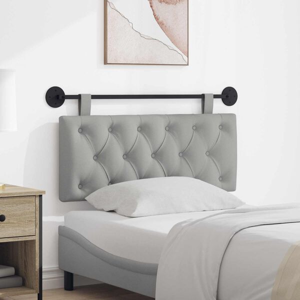 vidaXL Visoki naslon za glavo Oblačno siva 110 x 55 x 7 cm blago