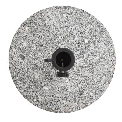 vidaXL Podstavek za senčnik granit okrogel 20 kg