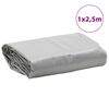 vidaXL Ponjava siva 1x2,5 m 650 g/m²