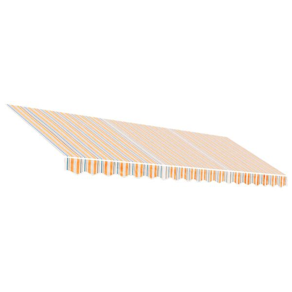 vidaXL Nadomestna tkanina za tendo večbarvne črte 4,5x3 m