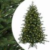 vidaXL Umetno Zložljivo Božično Drevo 150 cm 150 LED Toplo bela