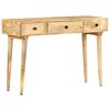 vidaXL Konzolna mizica 115x35x76 cm trden mangov les