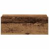 vidaXL Plavajoča nočna omarica Old Wood 40x32x15 cm Inženirski les