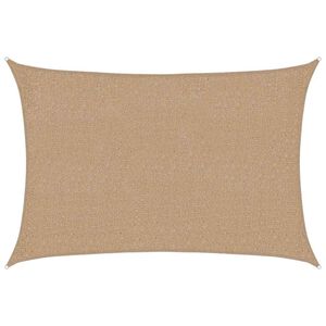 vidaXL Senčno jadro 160 g/m&sup2; taupe 2x2,5 m HDPE