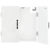 vidaXL Omara za tarče HOORN Bela 52,5 x 10,5 x 53,5 cm Inženirski les