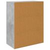 vidaXL Komoda betonsko siva 60x30x75 cm iverna plo&scaron;ča