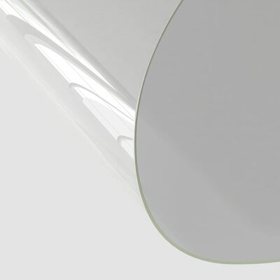 vidaXL Zaščita za mizo prozorna Ø 60 cm 2 mm PVC