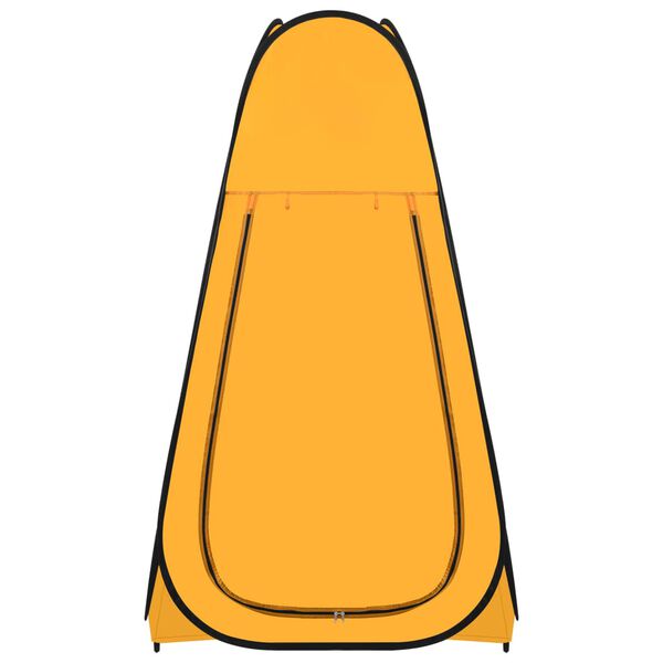 vidaXL Pop up šotor za tuširanje rumen