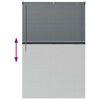 vidaXL Venecijanske žaluzije Temno siva 175 x 115 cm Aluminij